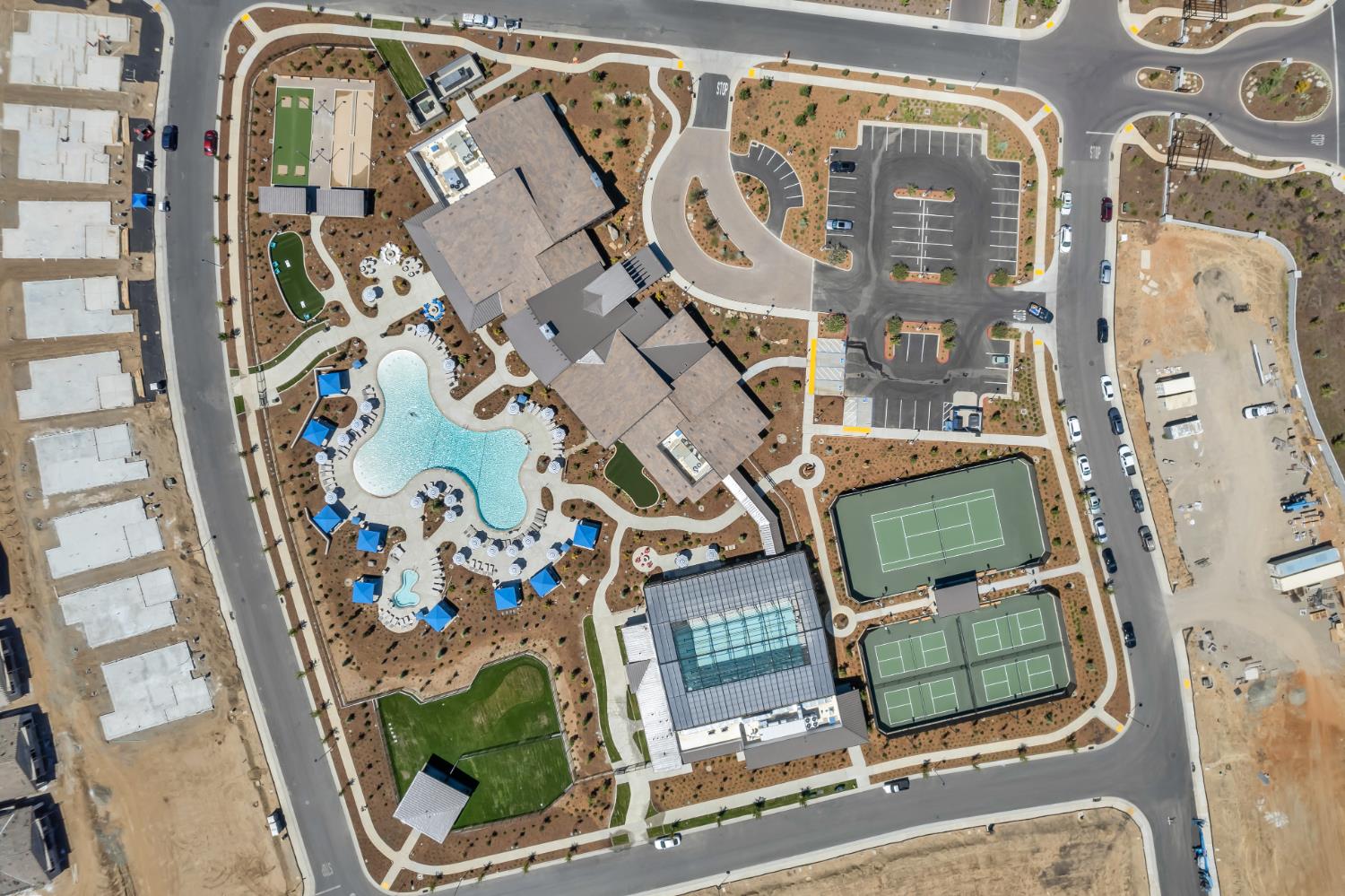 1623 Cascade Way Lincoln, CA 95648 - Photo 11 of 31 aerial view of a brick building with glass windows