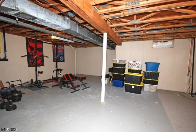 a view of storage and utility room