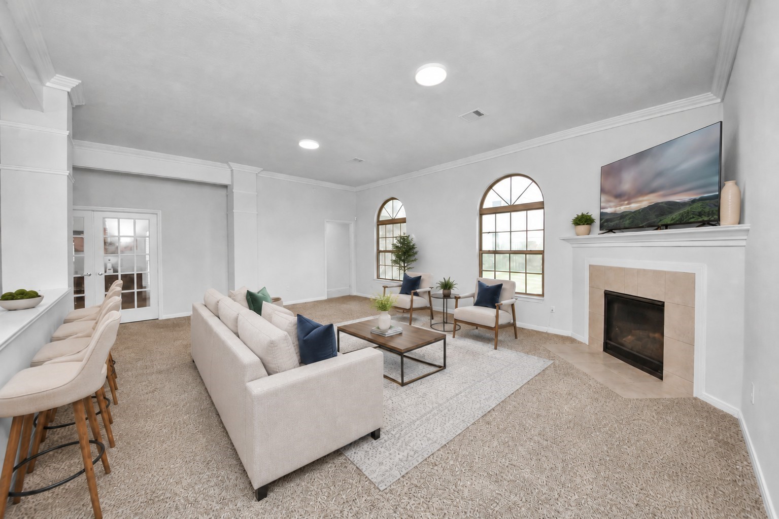 6702 Falcon Ridge Manvel, TX 77578 - Photo 9 of 42 Virtually staged living room.