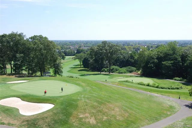 a view of a golf course