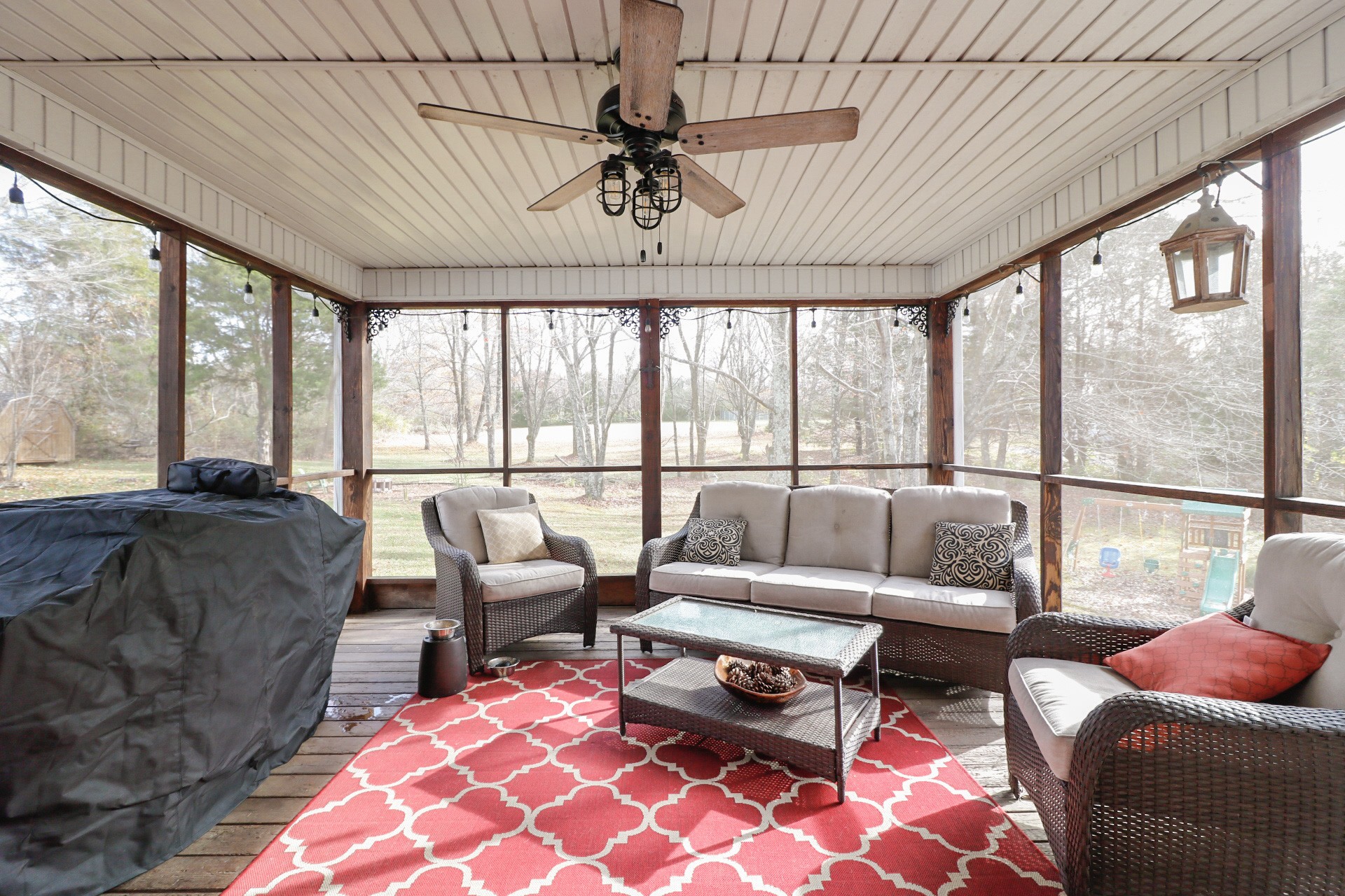 2279 South Williams Road Greenbrier, TN 37073 - Photo 24 of 28 a living room with furniture and a floor to ceiling window