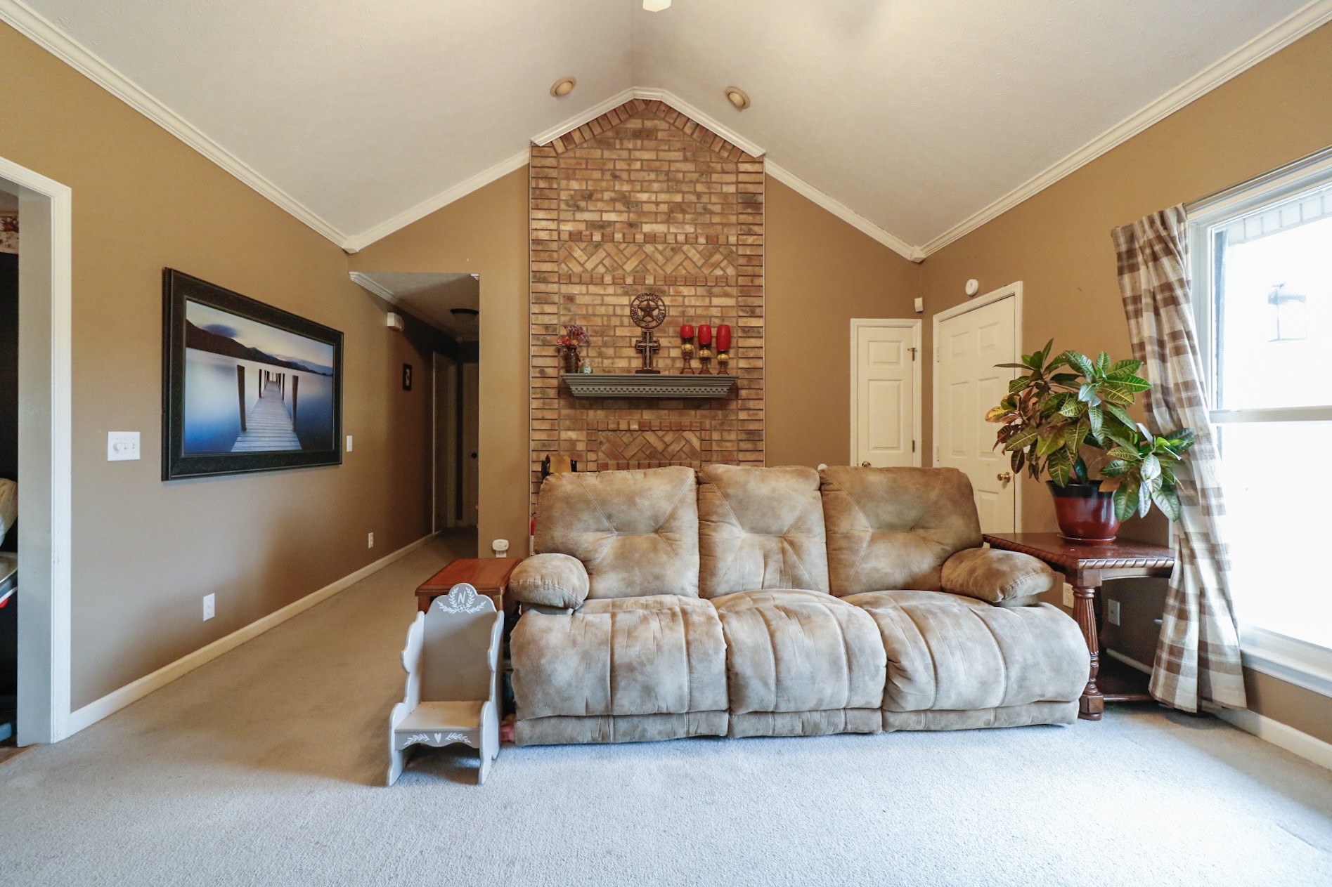 2279 South Williams Road Greenbrier, TN 37073 - Photo 7 of 28 a living room with furniture a window and a potted plant