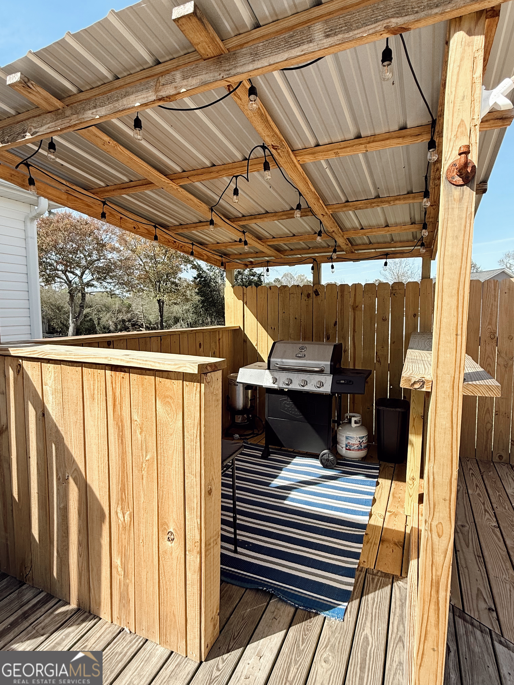 44 Quail Knoll Lane Cleveland, GA 30528 - Photo 27 of 42 a view of a balcony with wooden floor