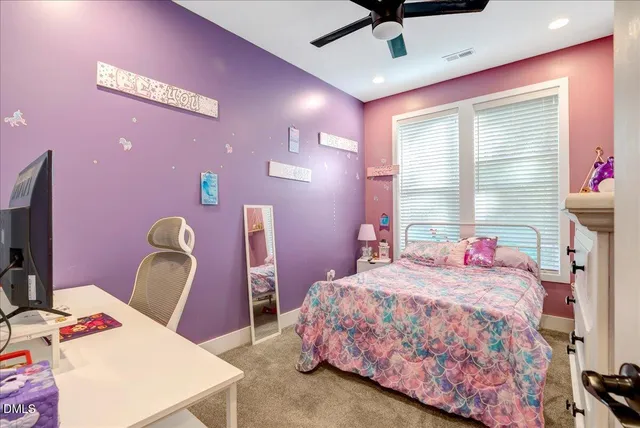 a view of a hallway with washer and dryer