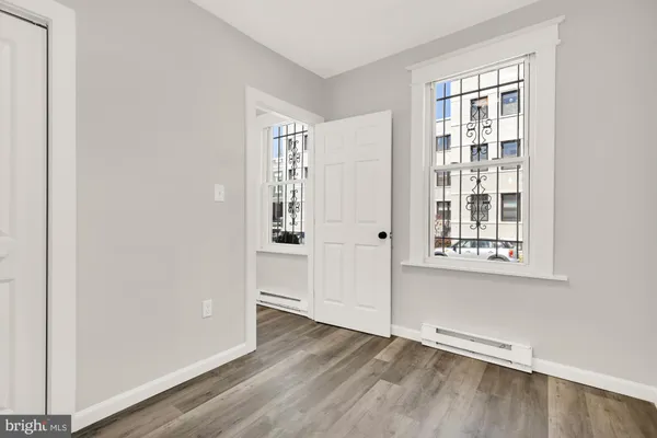 a view of car parked in garage