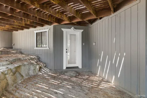 a house view with a outdoor space