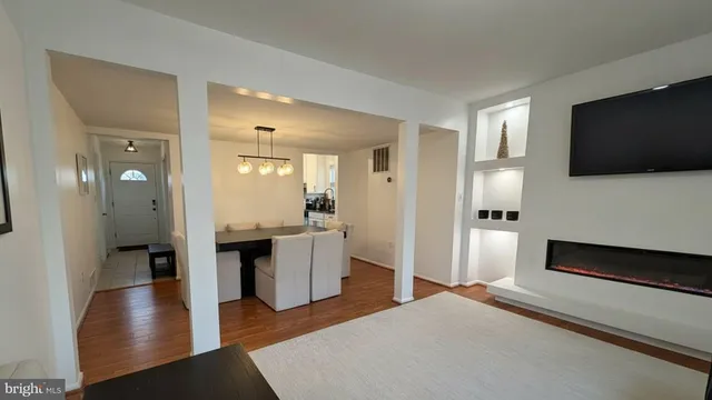 a view of a living room