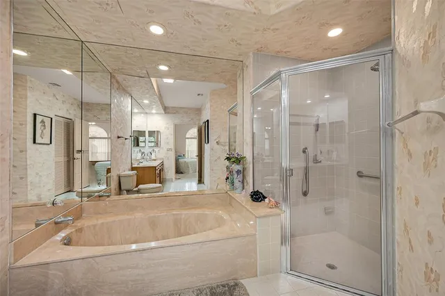 a view of a livingroom with furniture and workspace