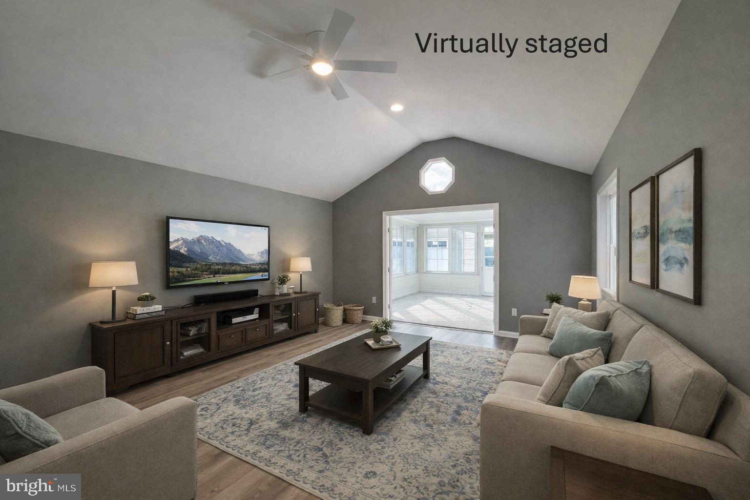 221 Hempt Road Mechanicsburg, PA 17050 - Photo 2 of 29 a living room with furniture and a flat screen tv