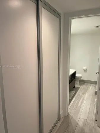 a bathroom with a toilet