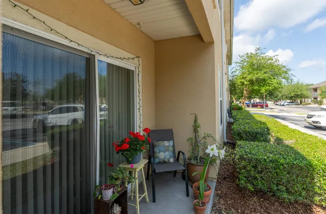 a view of outdoor space and porch