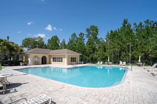 a view of a house with pool
