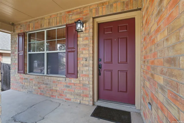a view of front door of a house