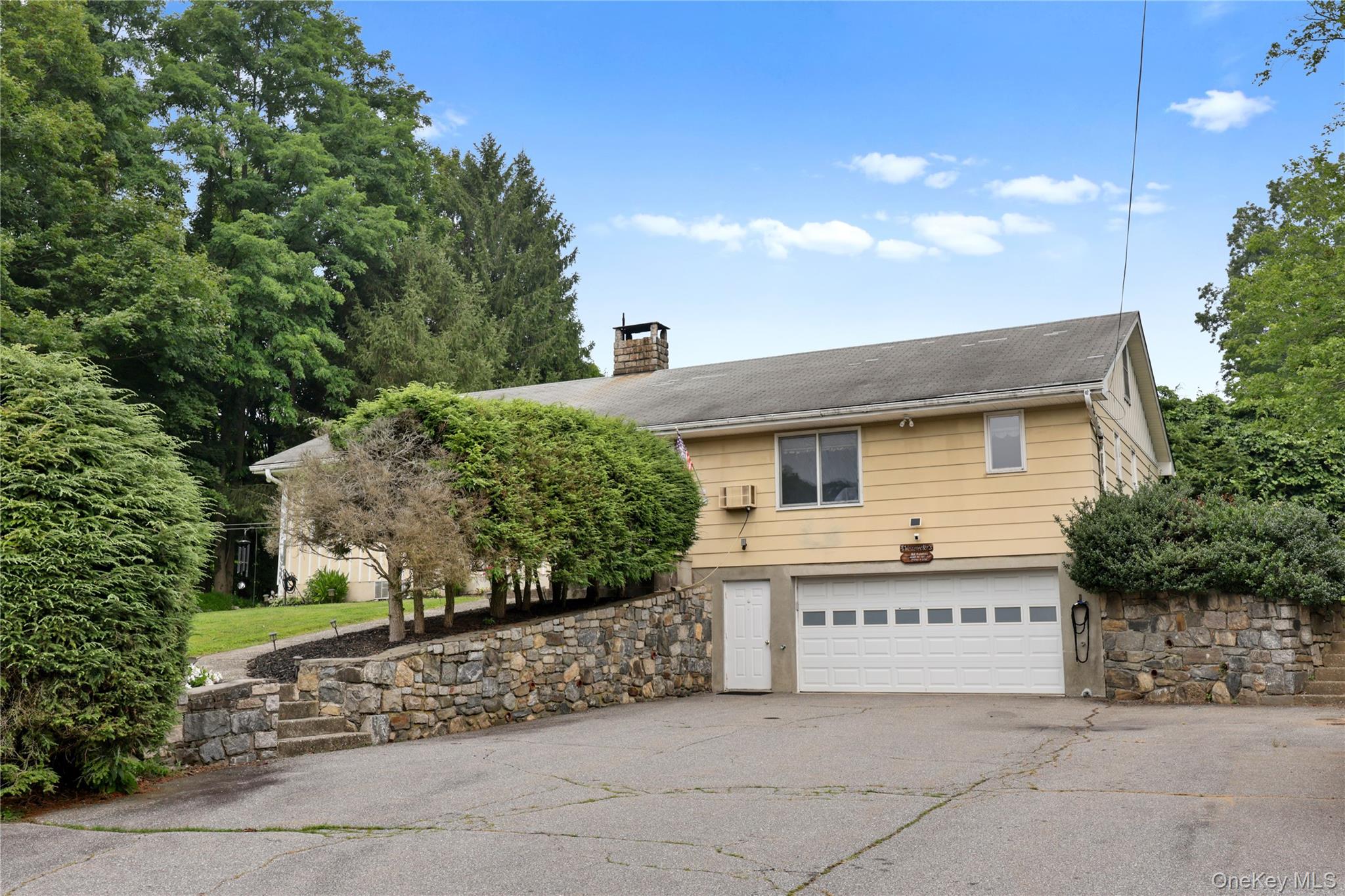 a sign on the side of a building