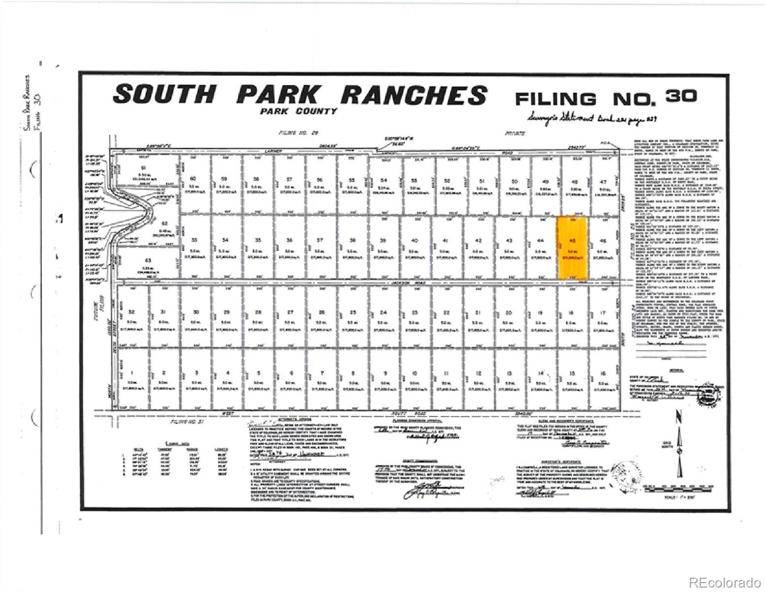 6933 Jackson Road Hartsel, CO 80449 - Photo 9 of 9 a black and white photo of a
