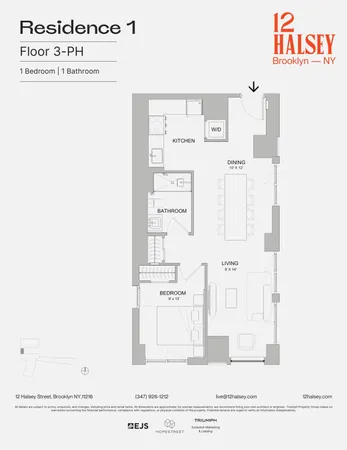 $4,595 | 12 Halsey Street, Unit 601 | Bedford-Stuyvesant