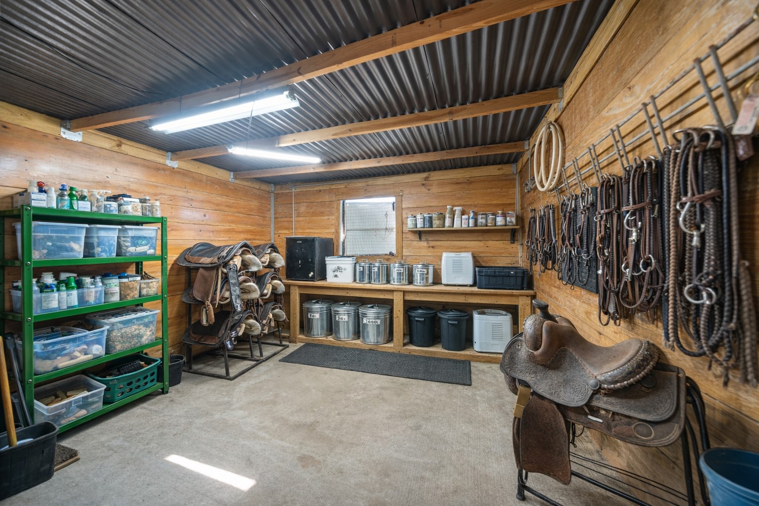 40 Stewart Road New Waverly, TX 77358 - Photo 46 of 50 Main horse barn tack room