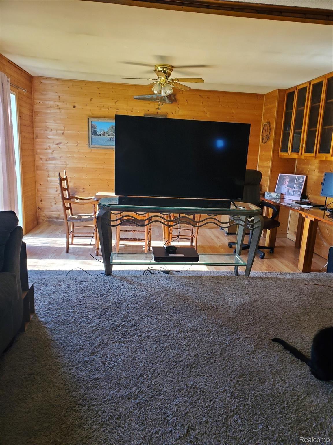 Family room looking into dining room 