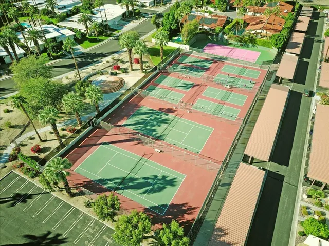 a bird view of building