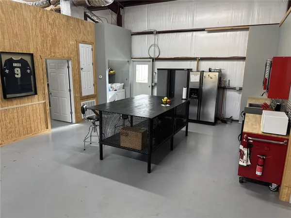 a backyard of a house