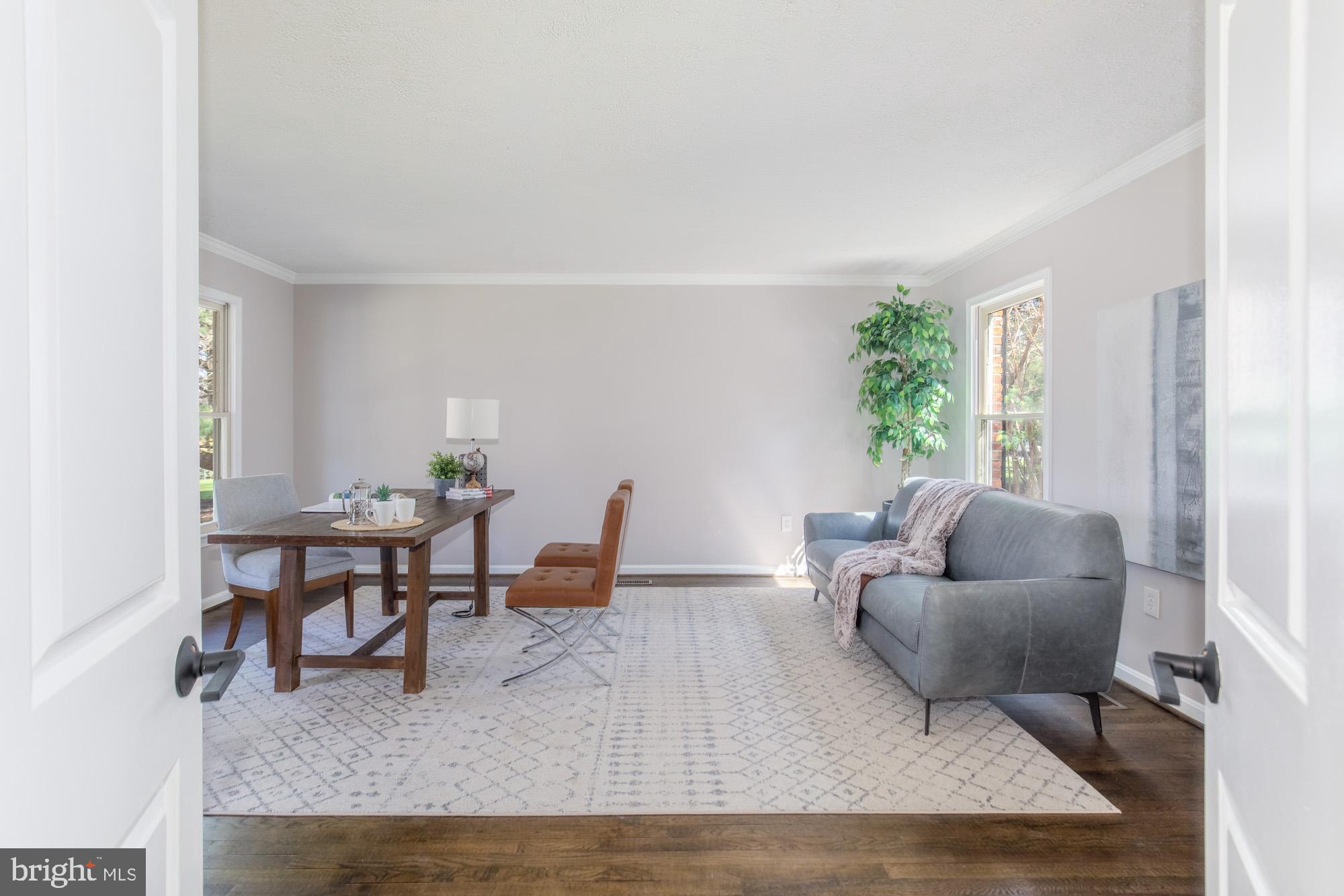 16217 Whitehaven Road Silver Spring, MD 20906 - Photo 7 of 50 a living room with furniture and a potted plant