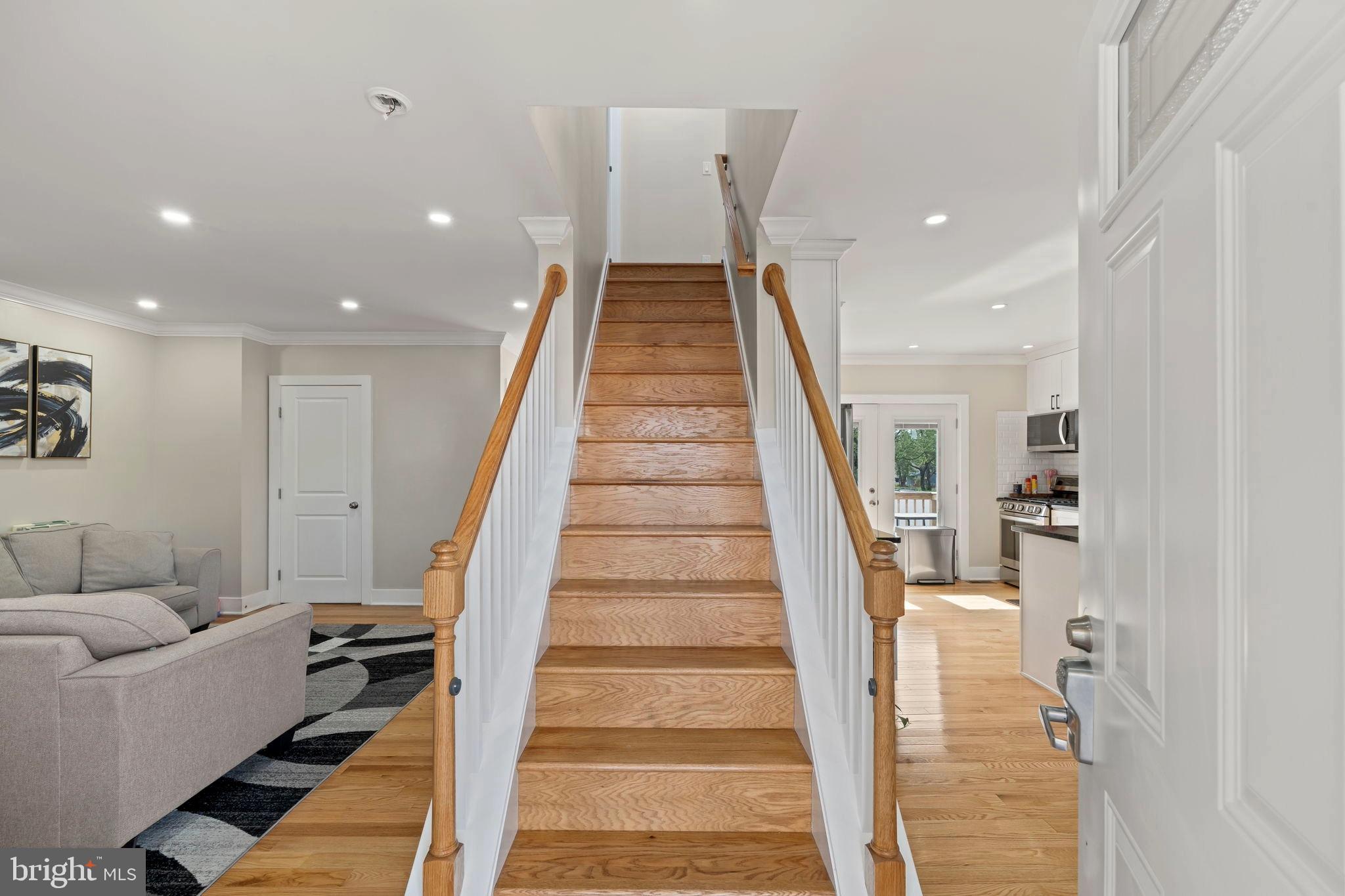 1901 Jackson Street Cinnaminson, NJ 08077 - Photo 3 of 40 a view of entryway and hall with wooden floor