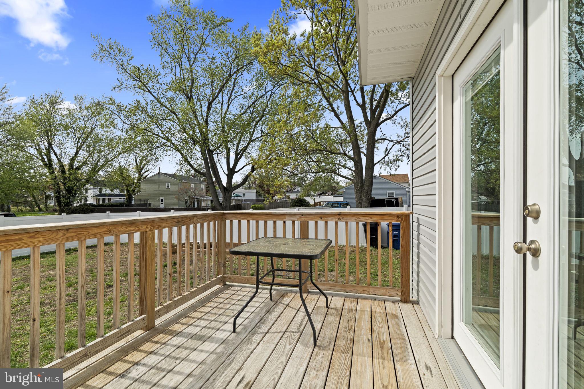 1901 Jackson Street Cinnaminson, NJ 08077 - Photo 32 of 40 a view of balcony with wooden floor and fence