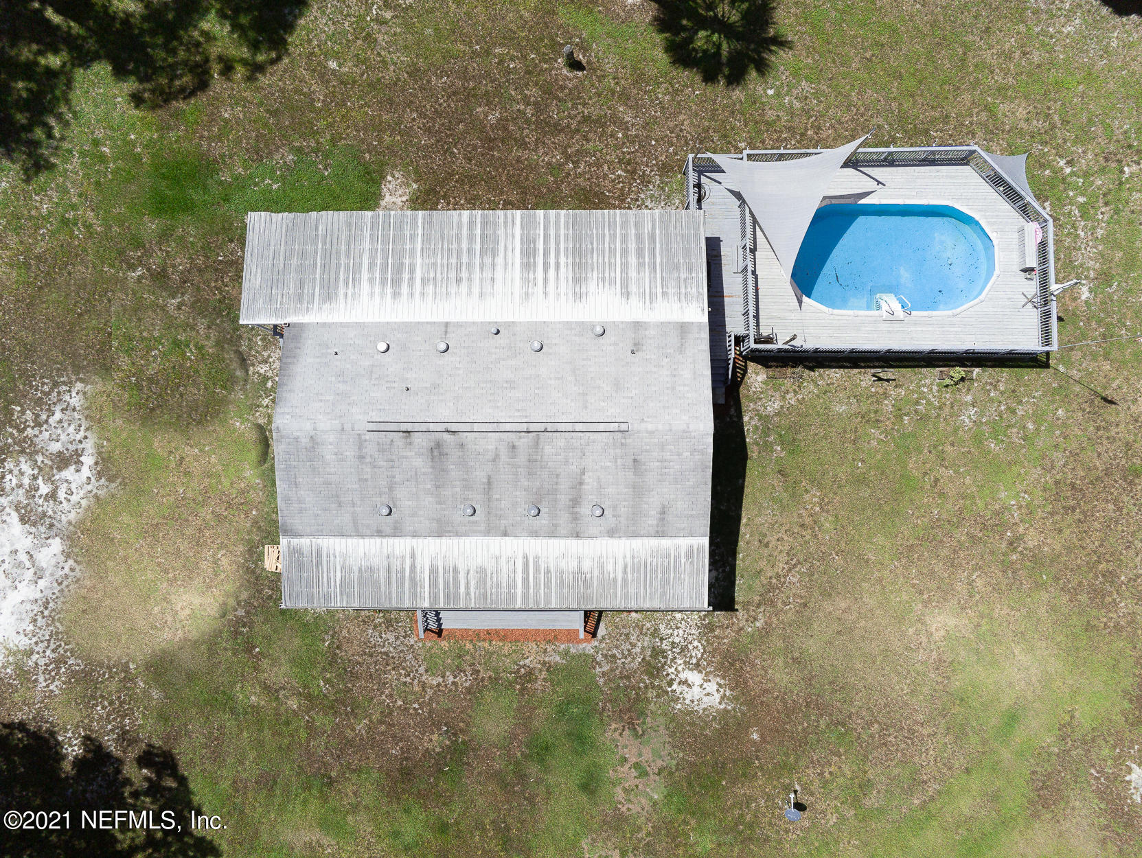 8020 Breezy Point Road Melrose, FL 32666 - Photo 29 of 39 Ext Overhead House