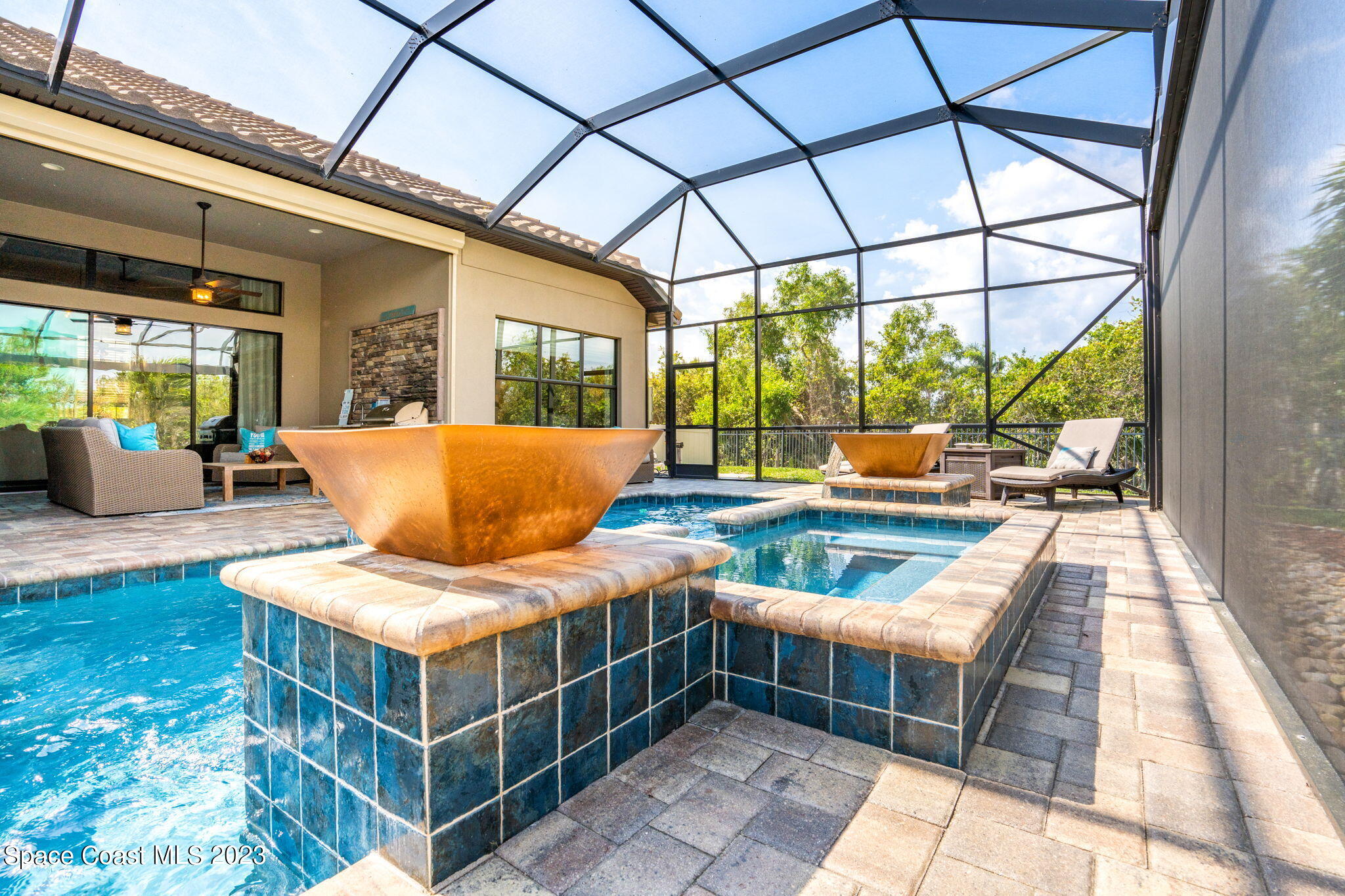 5530 Calder Drive Melbourne, FL 32940 - Photo 42 of 63 a outdoor sitting area with furniture and wooden deck