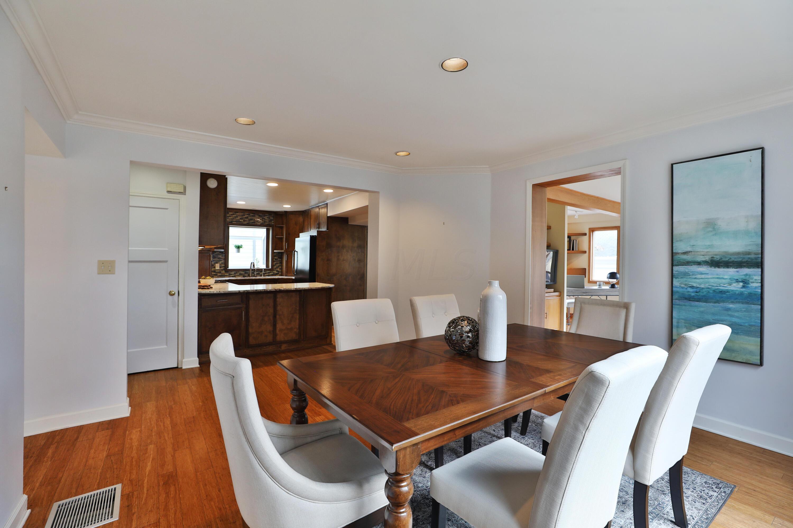 2180 Bryden Road Columbus, OH 43209 - Photo 17 of 56 Newer bamboo floors, recessed lights.