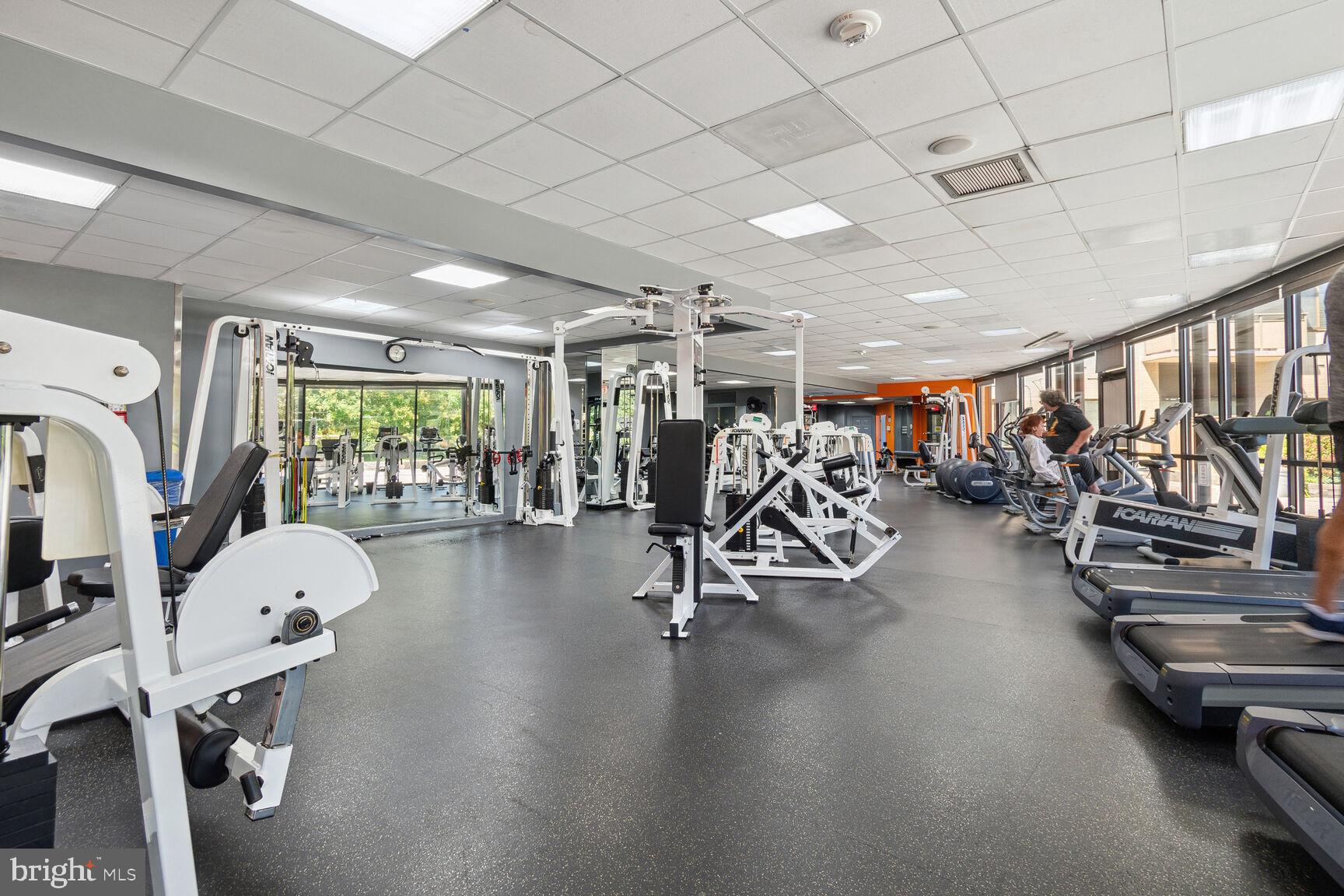 5225 Pooks Hill Road, Unit 1814N Bethesda, MD 20814 - Photo 16 of 31 a view of a room with gym equipment