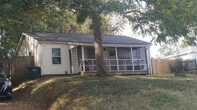 front view of house with a yard