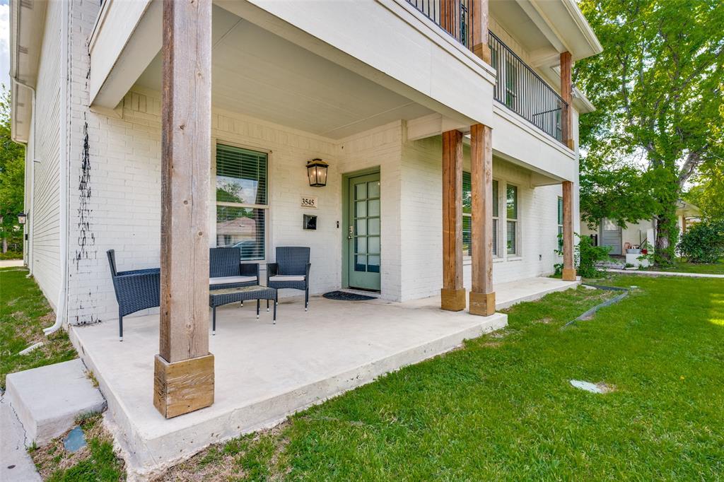 3545 Rashti Court Fort Worth, TX 76109 - Photo 2 of 36 a view of a patio with table and chairs and potted plants