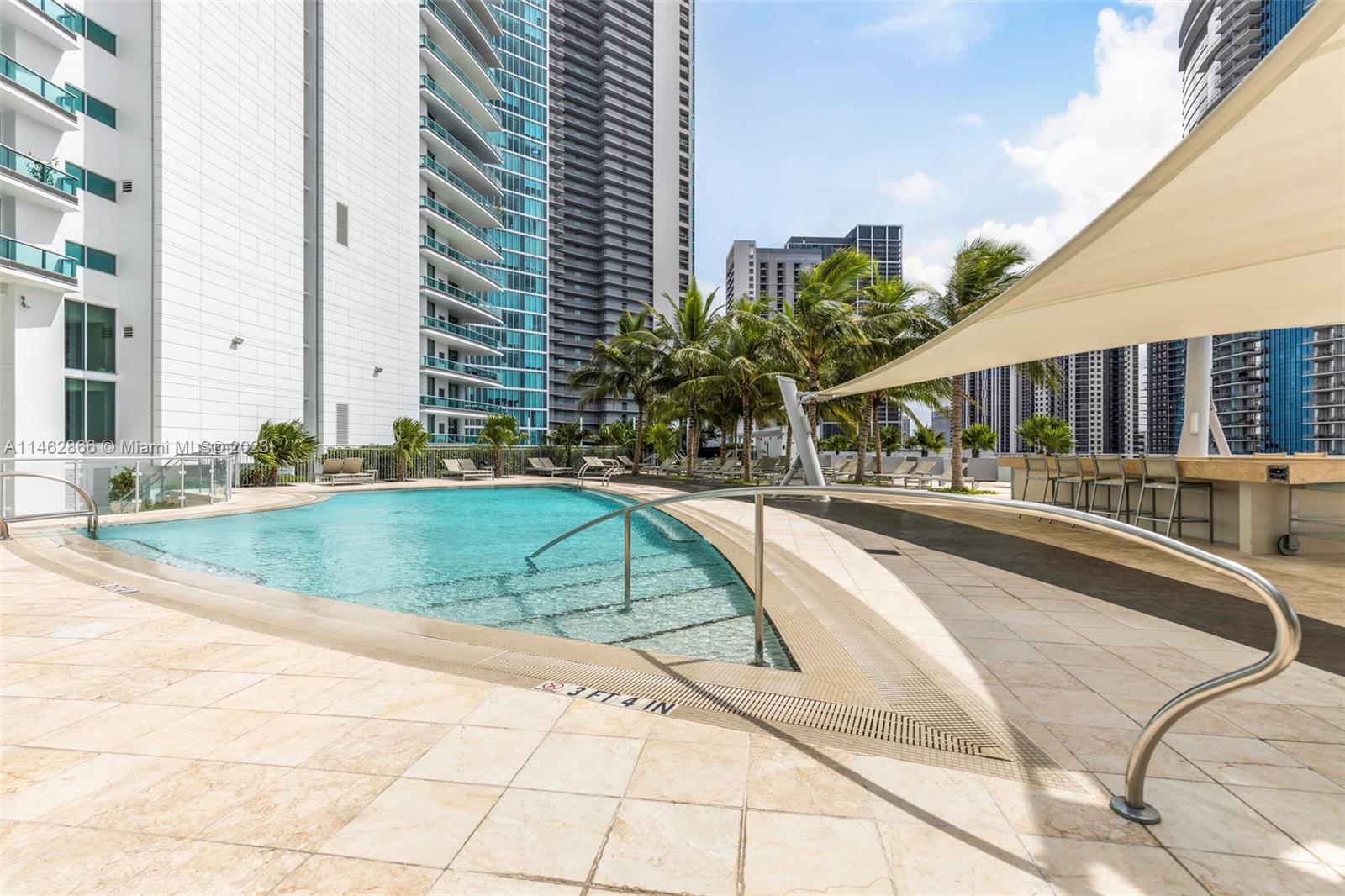 900 Biscayne Boulevard, Unit 5012 Miami, FL 33132 - Photo 20 of 27 a view of swimming pool from a balcony