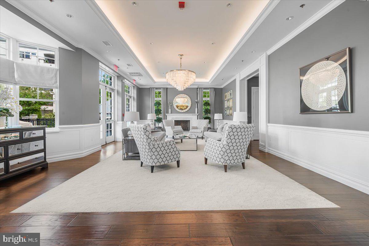 8111 River Road, Unit 131 Bethesda, MD 20817 - Photo 44 of 59 Gracious formal entertaining space with fireplace
