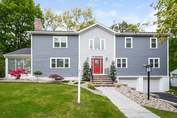 197 Evelyn Road Newton, MA 02468 - Photo 1 of 18 a front view of house with yard