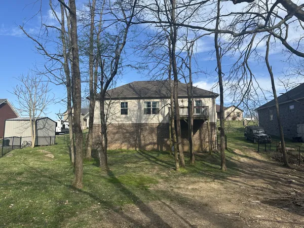 a view of a house with a door
