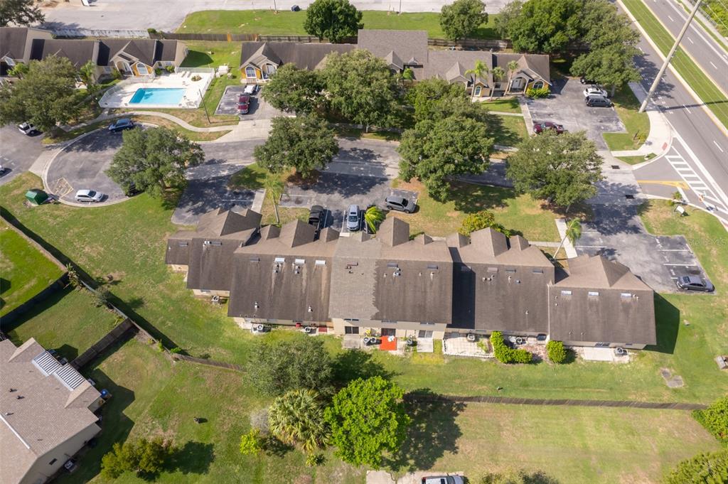 3135 Enclave Court Kissimmee, FL 34746 - Photo 11 of 22 an aerial view of a house with a garden and yard