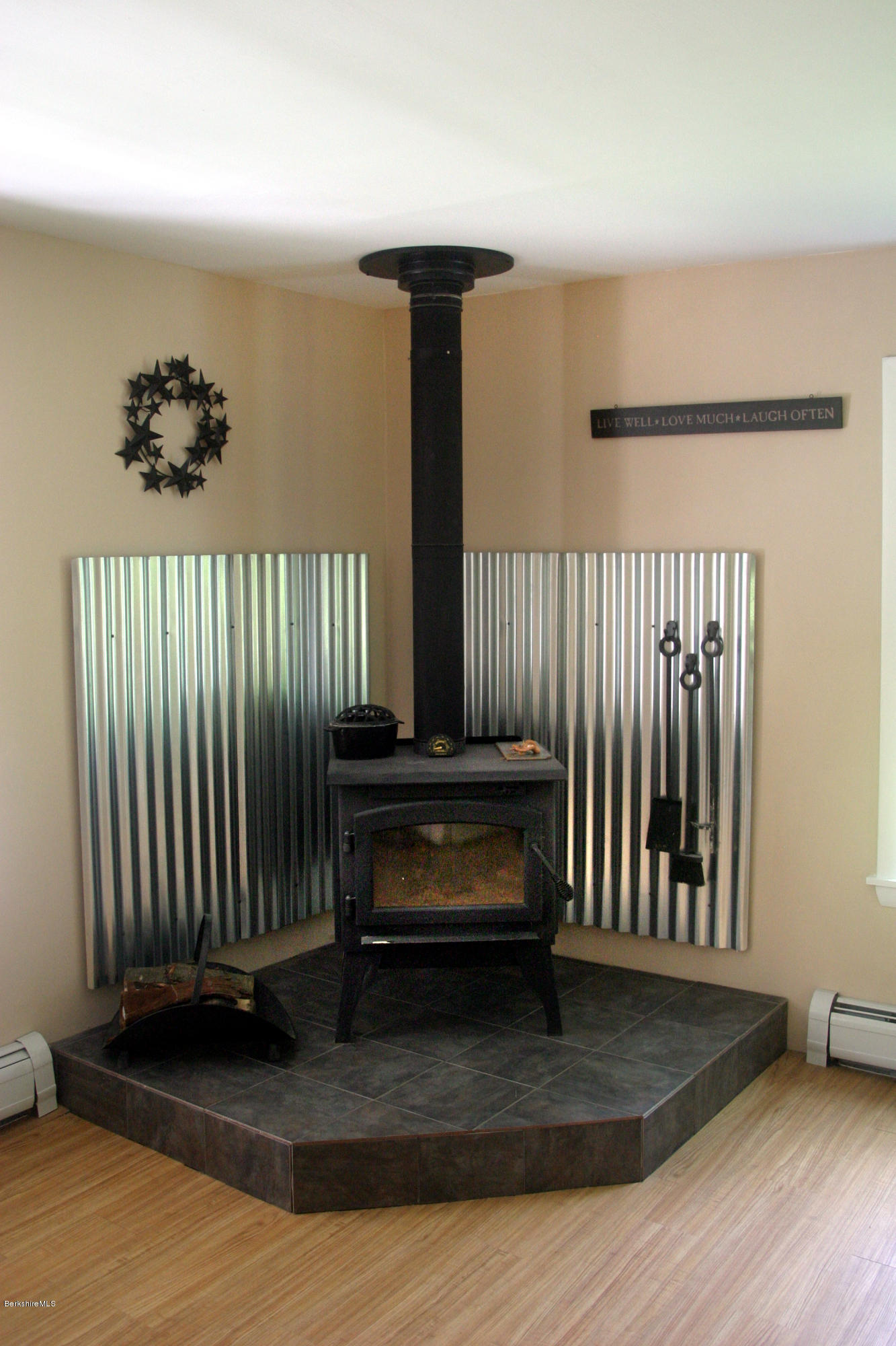 293 River Road Florida, MA 01367 - Photo 9 of 21 wood stove in living room