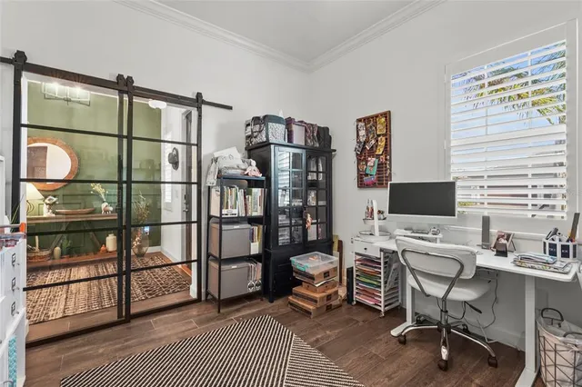 a view of a city with an ocean