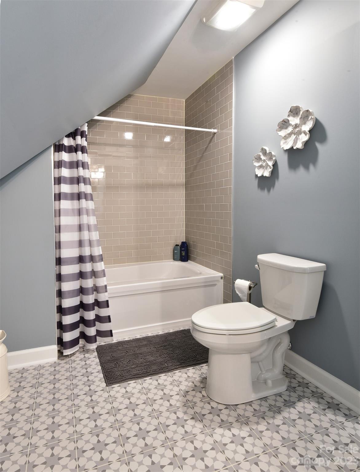 316 Biscoe Road Troy, NC 27371 - Photo 30 of 39 a bathroom with a toilet and a shower