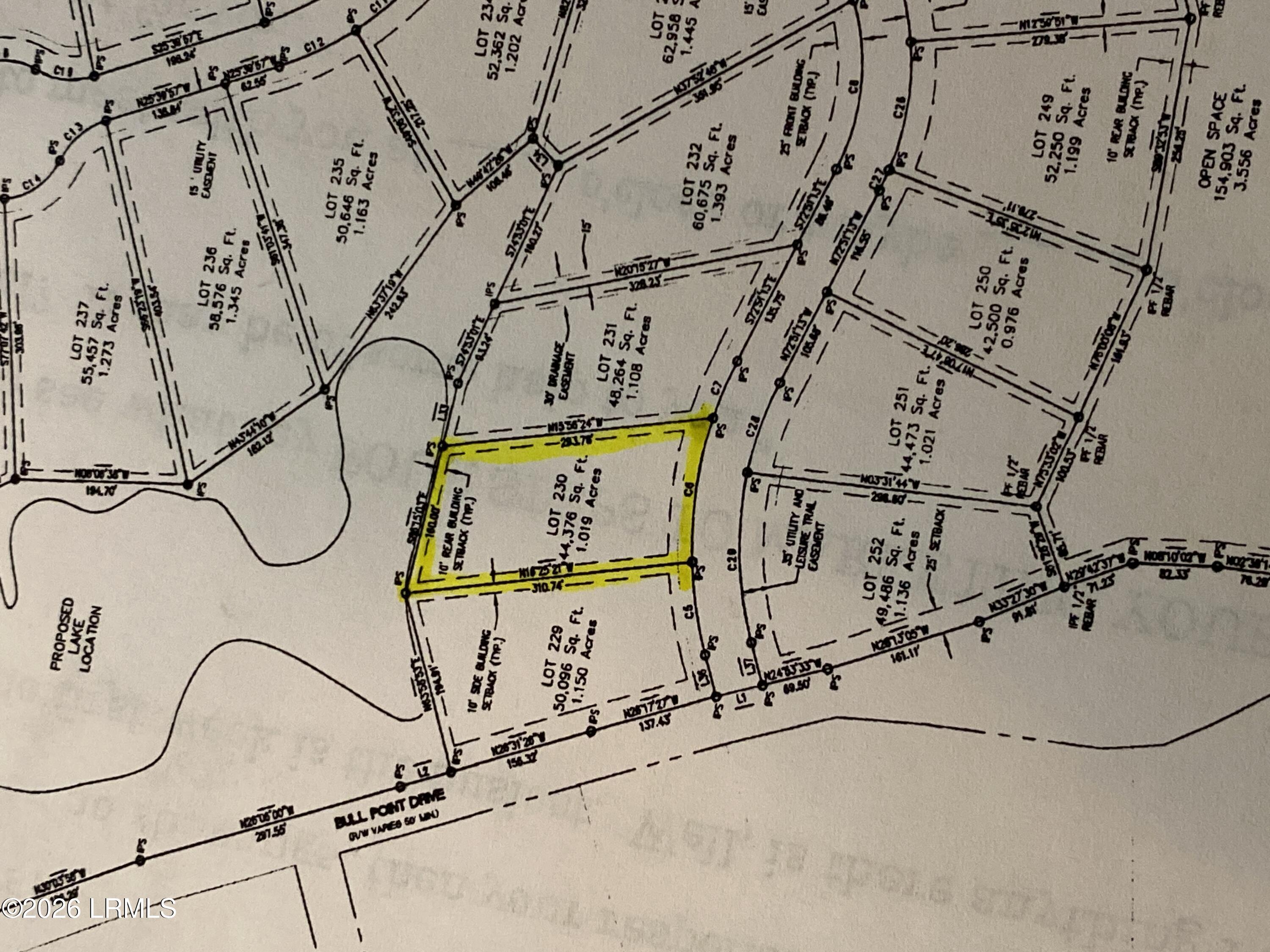 5 Blake Lane Seabrook, SC 29940 - Photo 3 of 40 2 Platmap ENLARGED