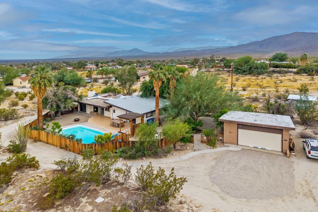 3245 Borrego Springs Road Borrego Springs, CA 92004 - Photo 23 of 25 an aerial view of a house with a yard and lake view
