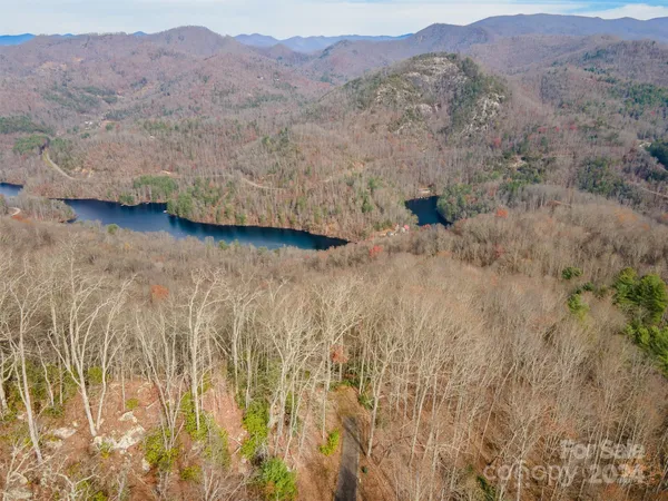 a view of a mountain with an outdoor space