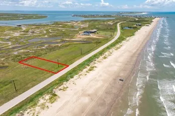 a view of an ocean and beach