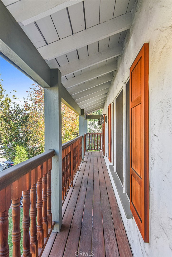 8246 4th Street Los Angeles, CA 90048 - Photo 12 of 38 a view of balcony with wooden floor