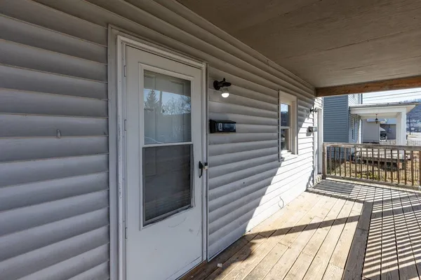 a view of a house with a patio