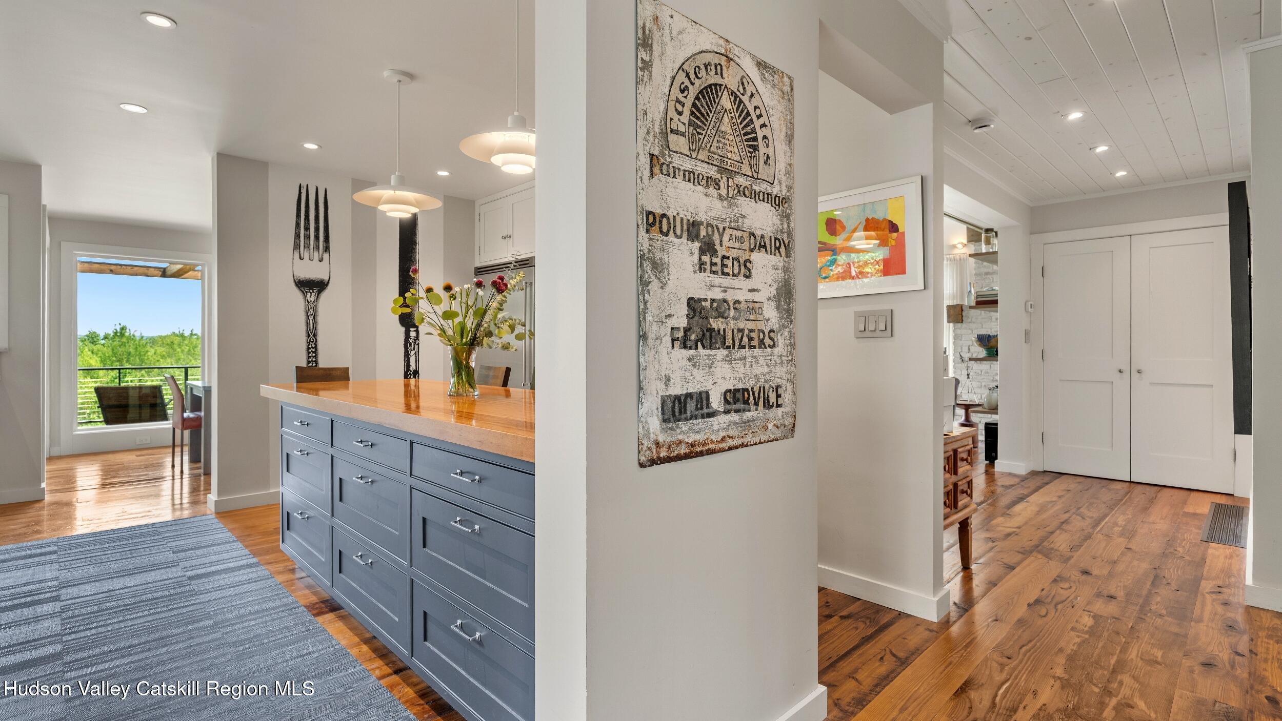 74 Oak Ridge Canaan, NY 12029 - Photo 13 of 54 a view of entryway with wooden floor and staircase