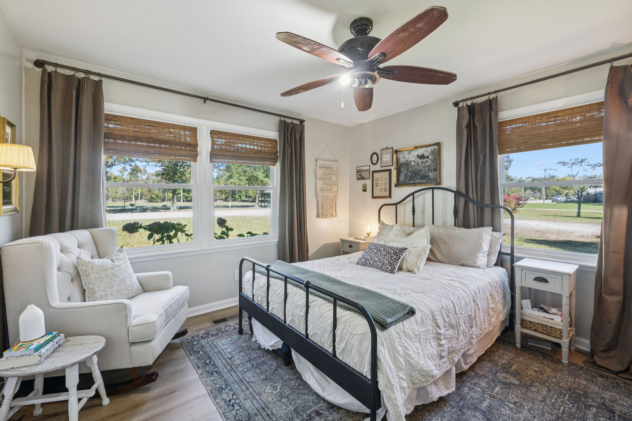 440 West Maple Street Morrison, TN 37357 - Photo 15 of 24 a bedroom with a bed couch and a large window