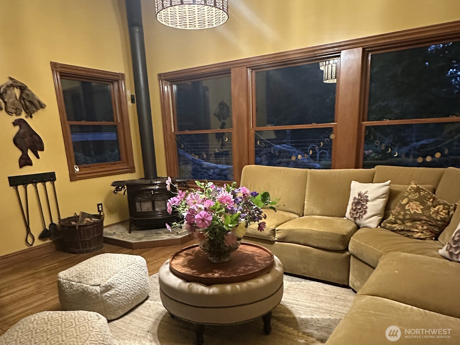1656 Eagle Ridge Road Orcas Island, WA 98245 - Photo 23 of 40 a living room with furniture and a potted plant